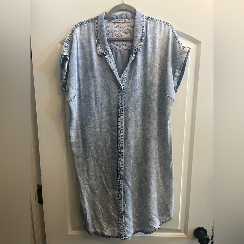 Casual Denim Blue Dress